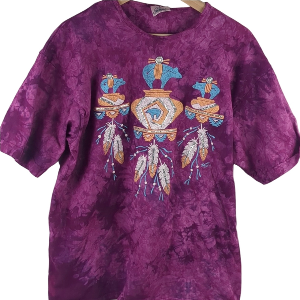 Vintage Native American Graphic Tee L